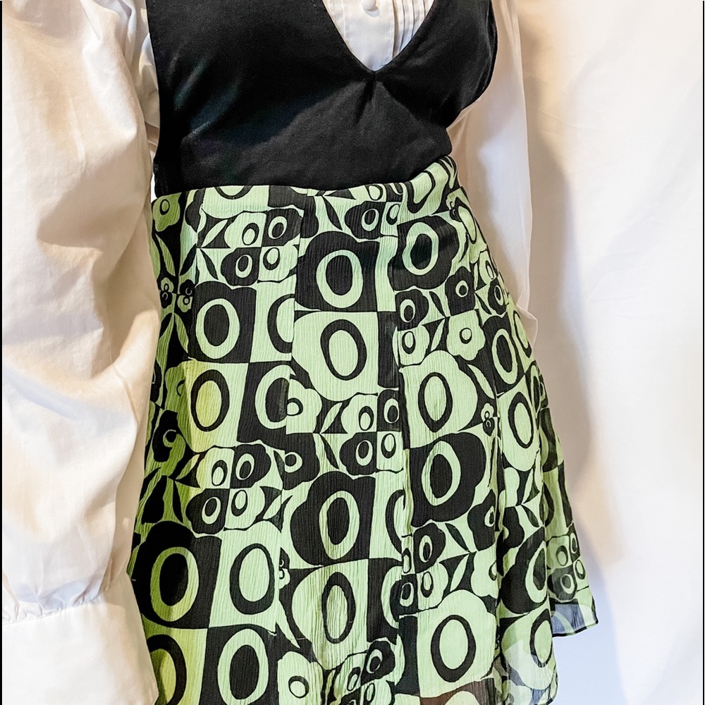 Vintage funky print skirt